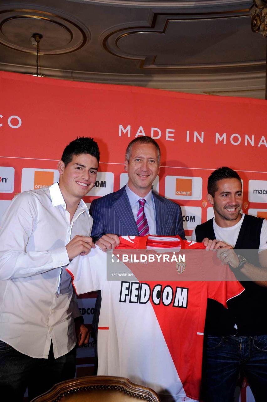 James Rodriguez / Joao Moutinho - 09.07.2013 - Presentation