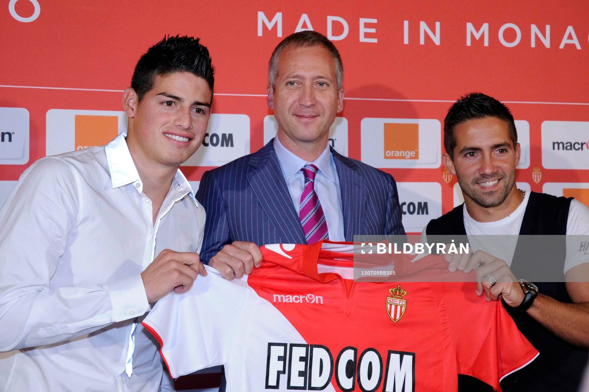 James Rodriguez / Joao Moutinho - 09.07.2013 - Presentation