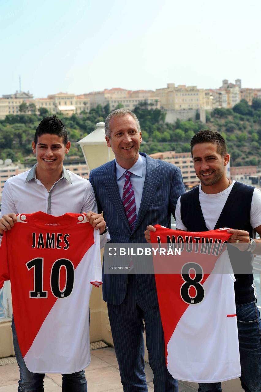 James Rodriguez / Joao Moutinho - 09.07.2013 - Presentation