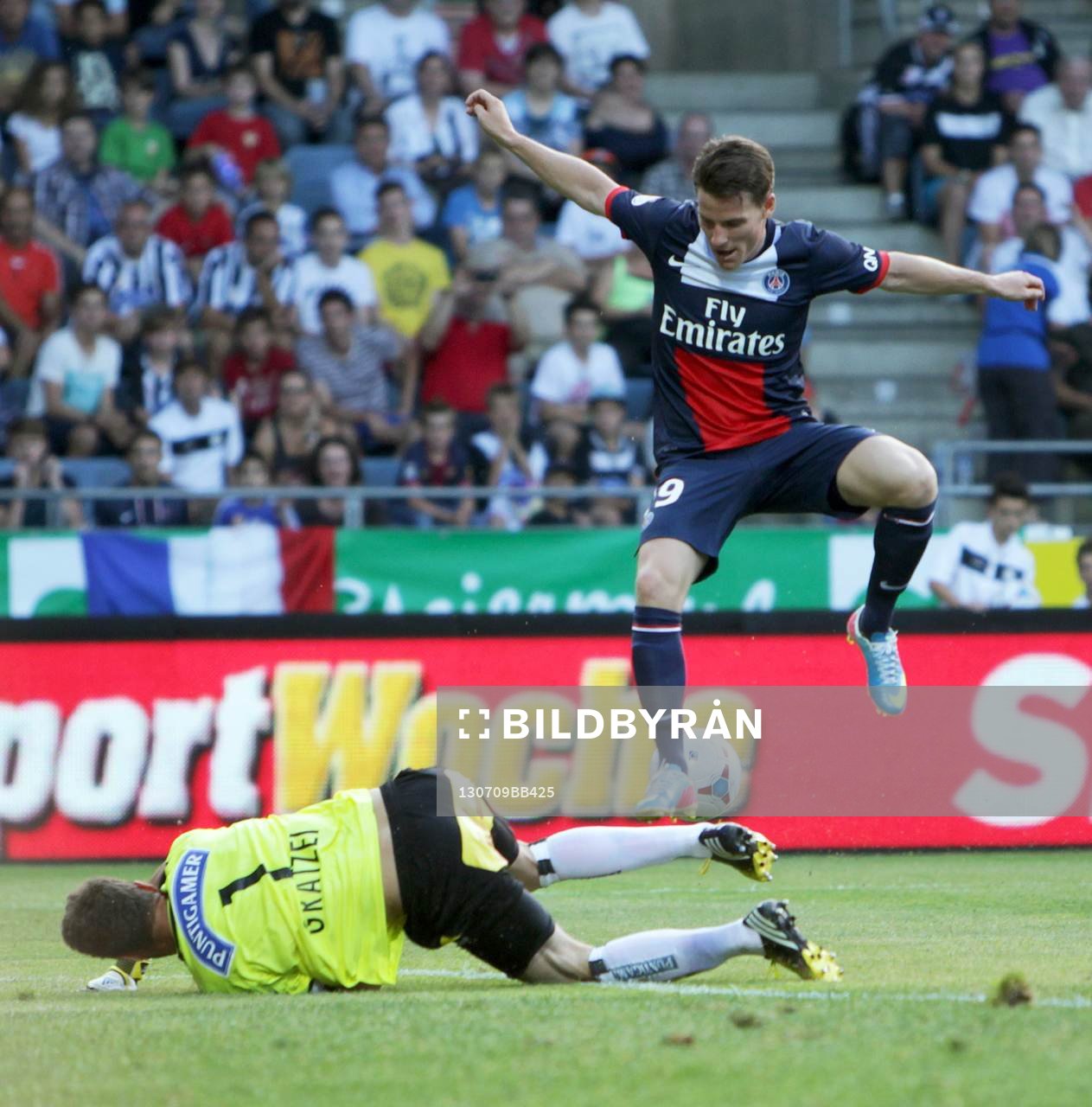 Christian Gratzei / Kevin Gameiro - 09.07.2013 - Sturm Graz