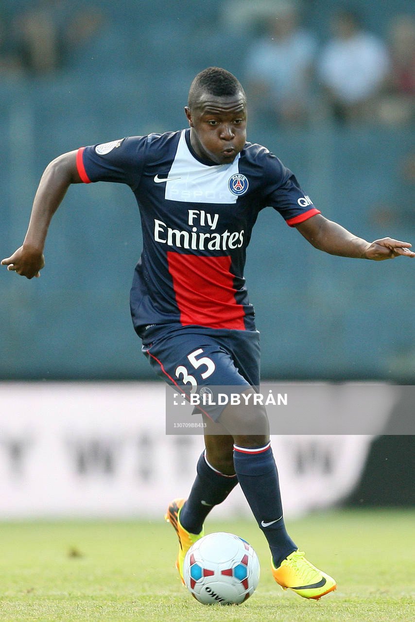  Fotboll, Träningsmatch, Sturm Graz - Paris Saint-Germain: Hervin Ongenda - 09.07.2013 - Sturm Graz / Paris Saint Germain - Match Amical