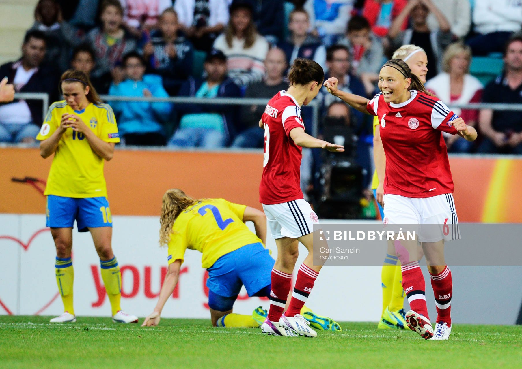 Sveriges Jessica Samuelsson Charlotte Rohlin Nilla Fischer