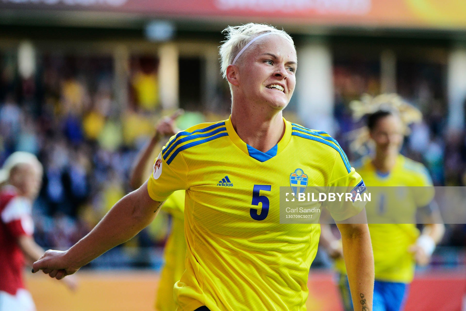 Sveriges Nilla Fischer jublar