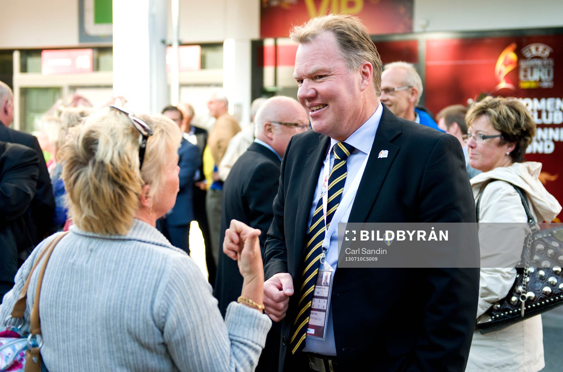 Svenska fotbollförbundets ordförande Karl-Erik Nilsson