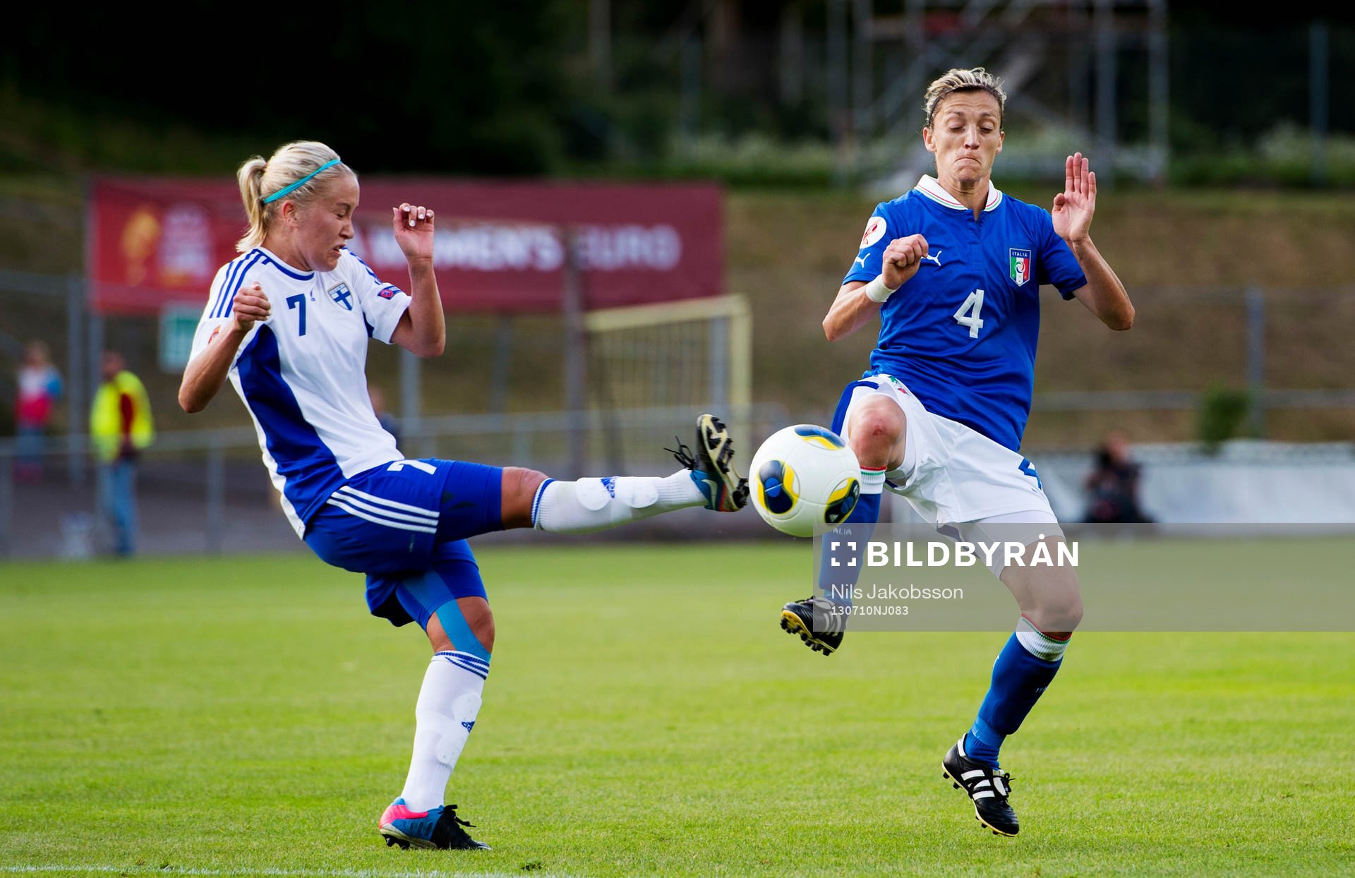 Finlands Annika Kukkonen och Italiens Alessia Tuttino