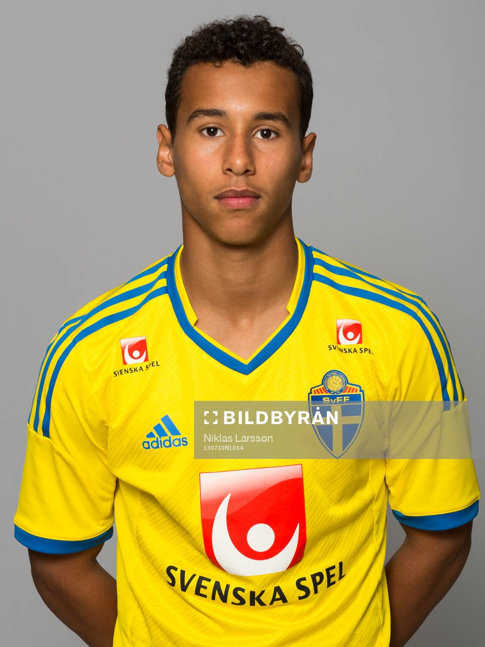 David Hasler spelar i det svenska P17 landslaget i fotboll