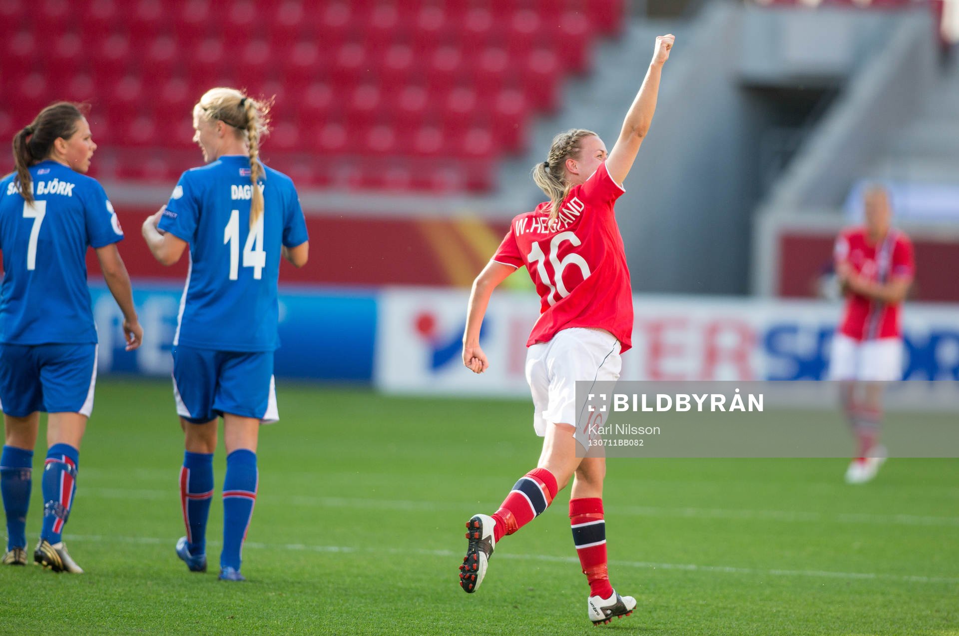 Kristine Hegland, Norge, Jubel