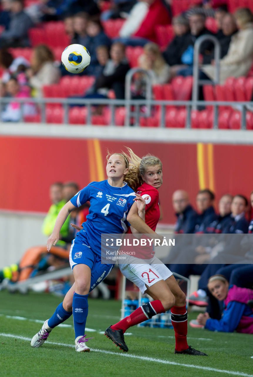 Glódís Viggósdóttir, island, Ada Hegerberg, Norge