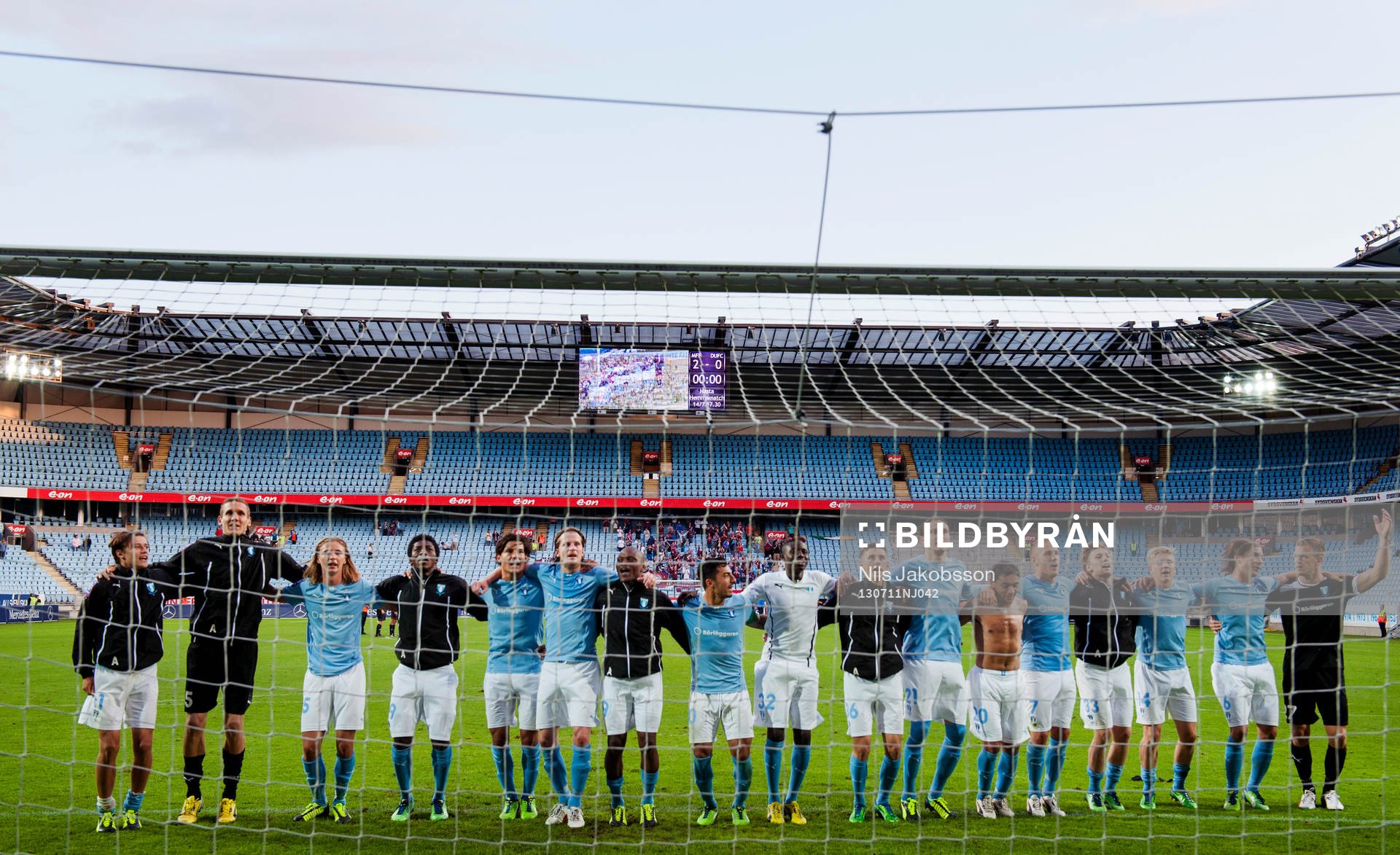 Malmö FFs spelare tackar publiken