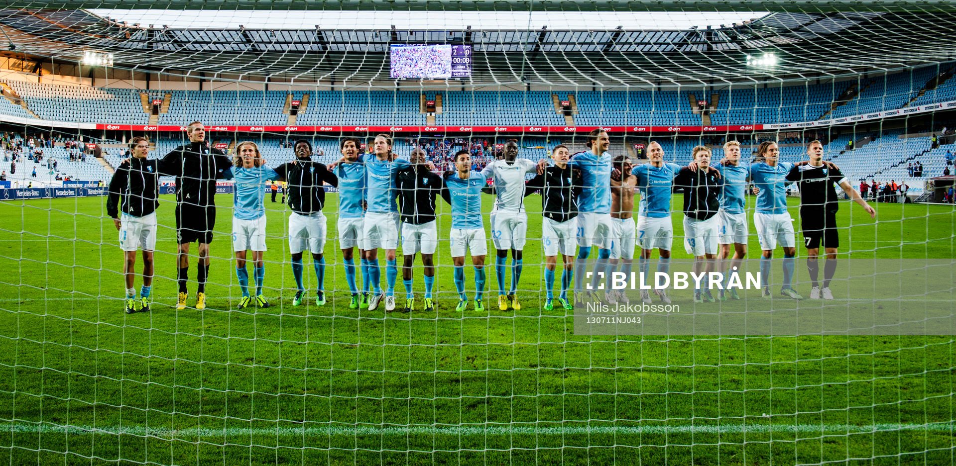 Malmö FFs spelare tackar publiken