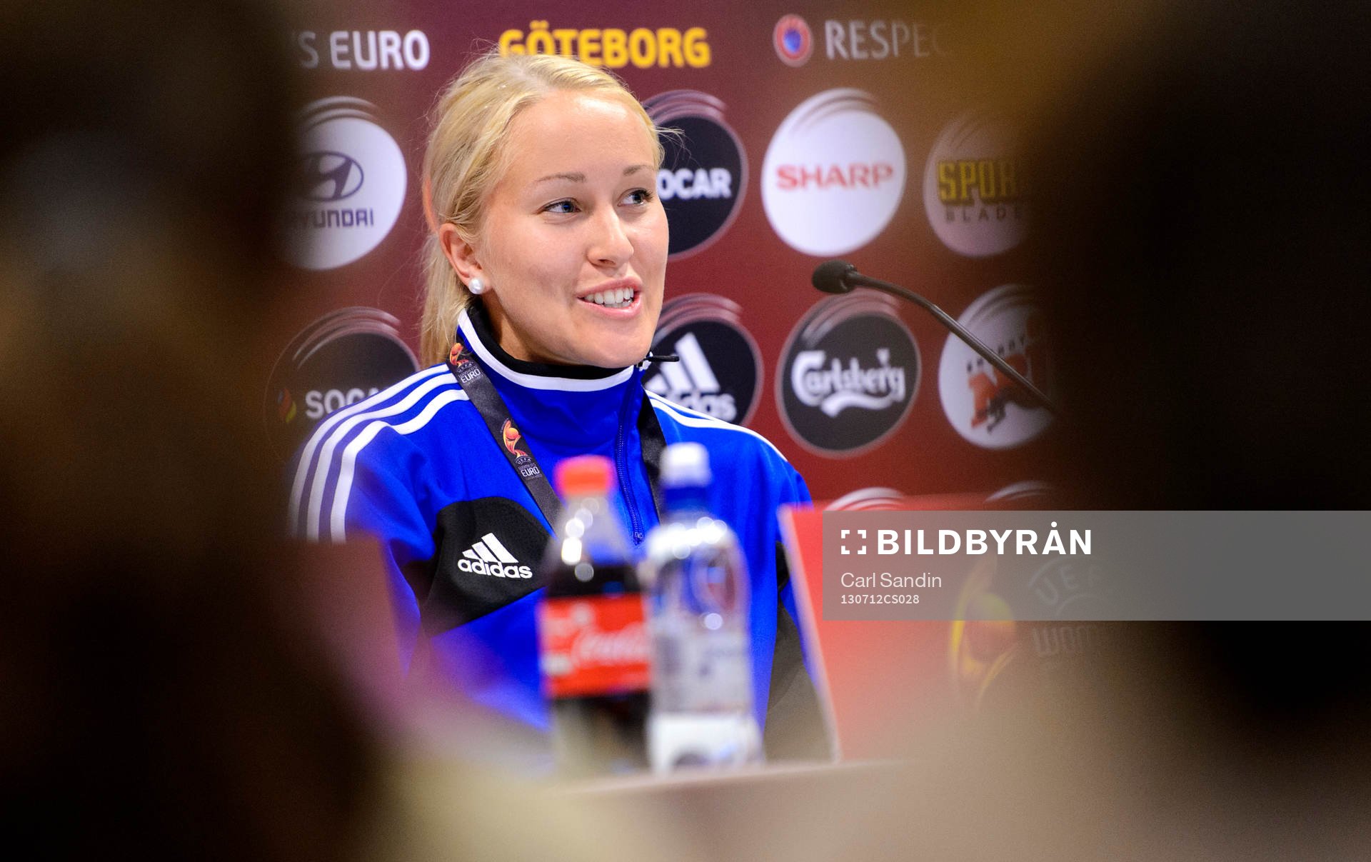 Finlands Annika Kukkonen svarar på frågor