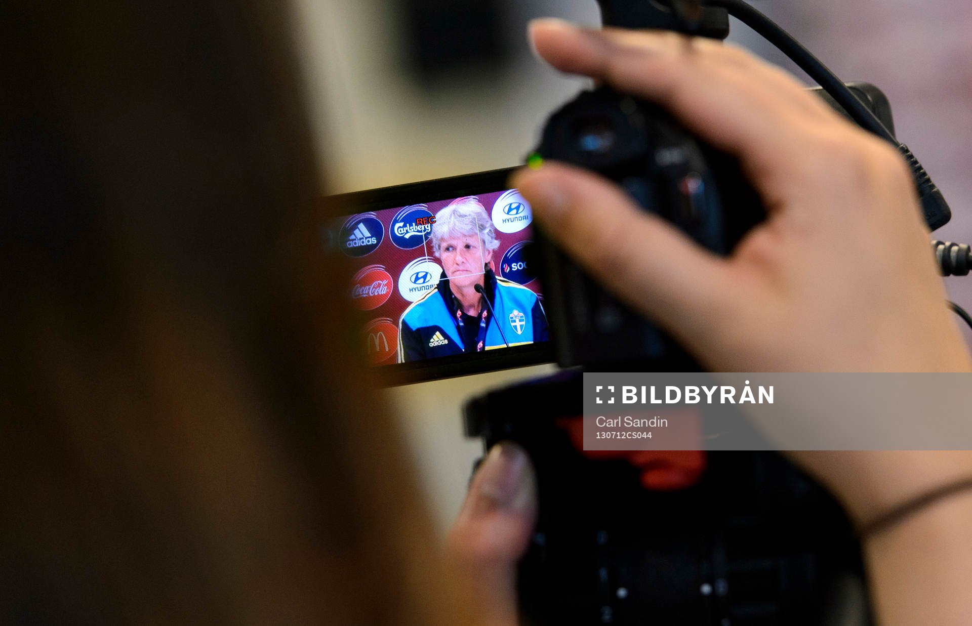 Sveriges förbundskapten Pia Sundhage