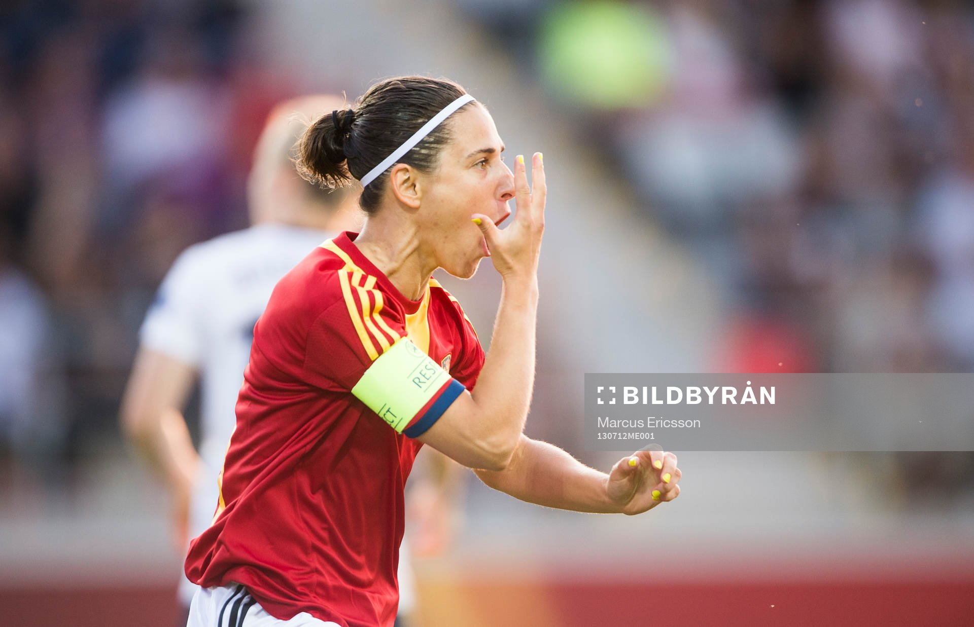 Spaniens Veronica Boquete jublar