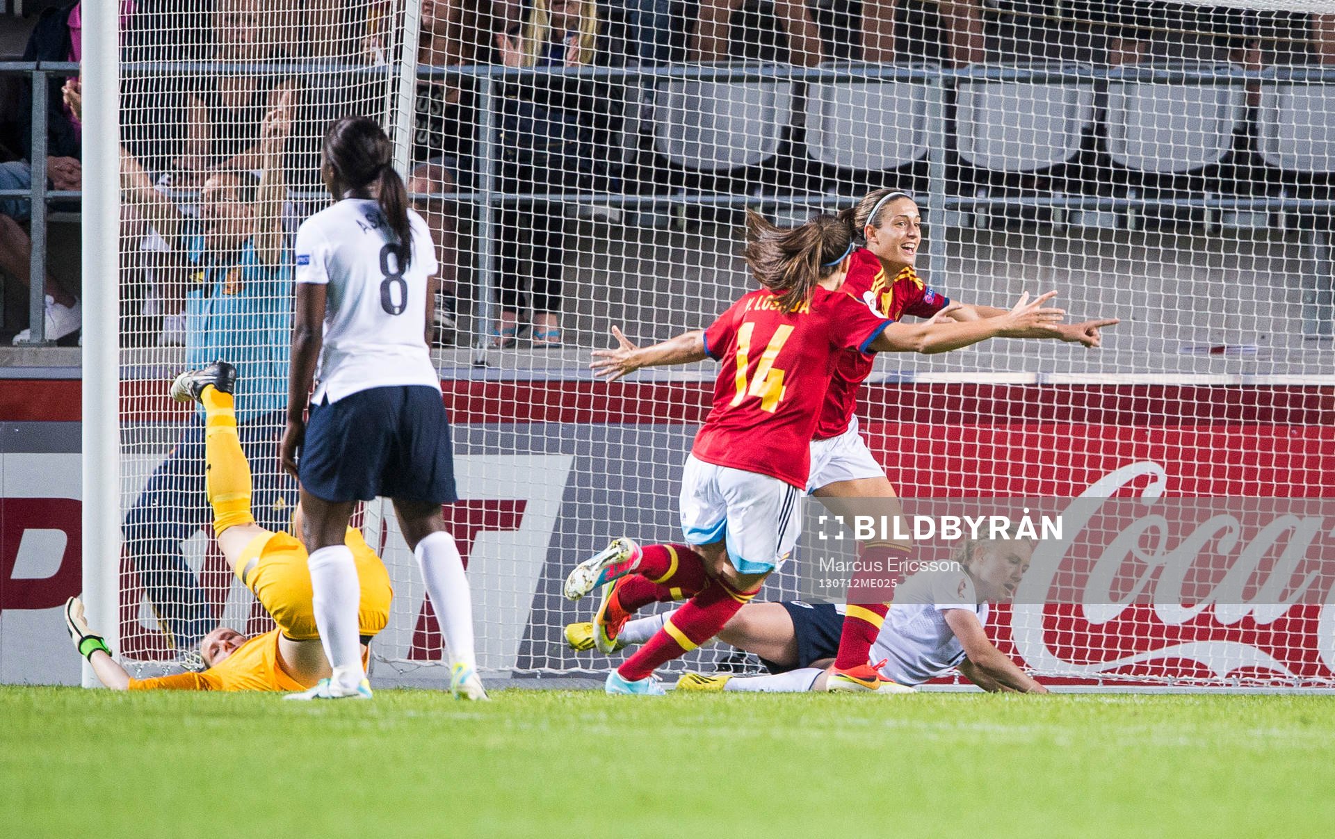 Spaniens Alexia Putellas jublar