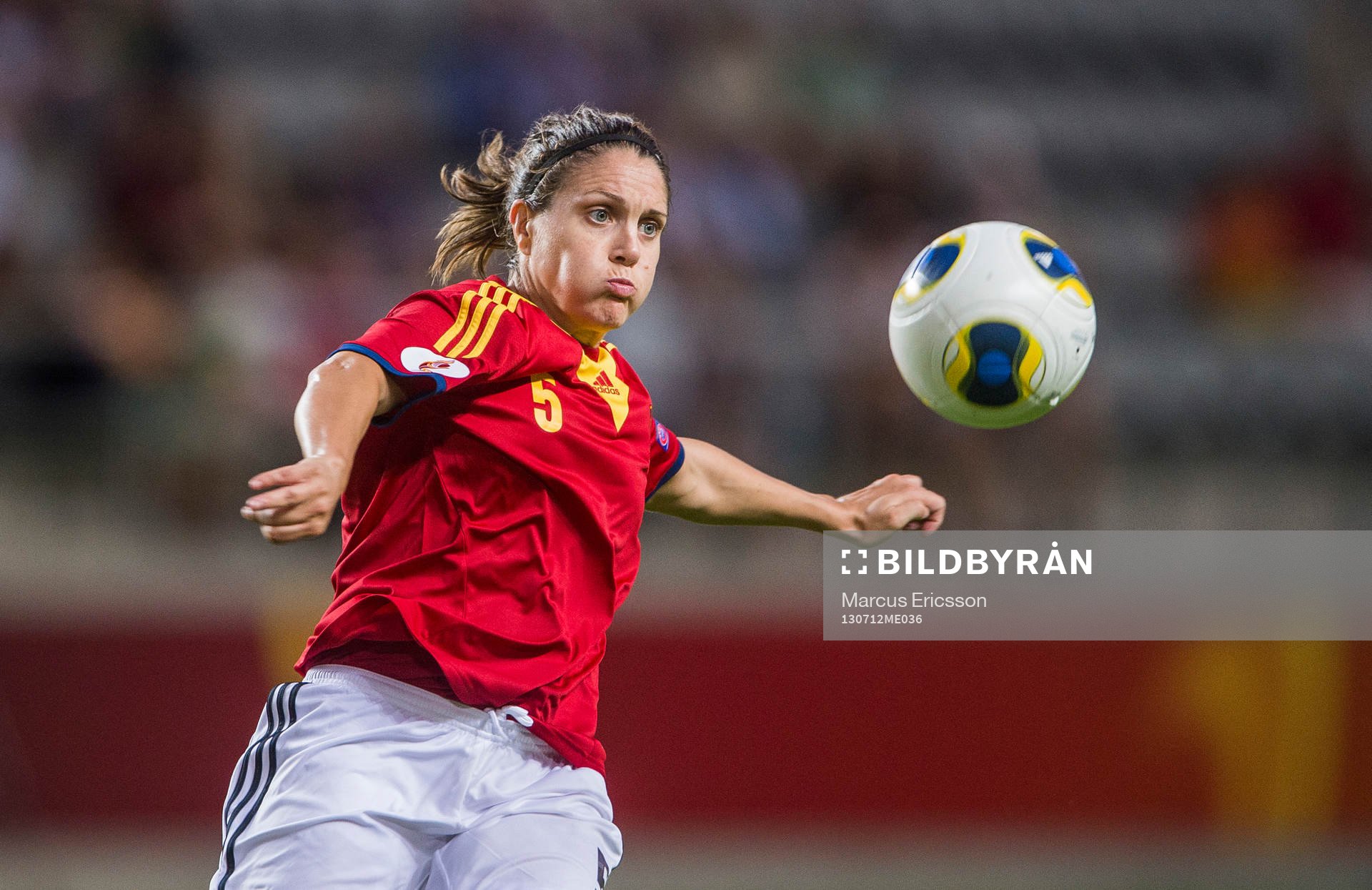 Spaniens Ruth Garcia i matchen mellan England och Spanien