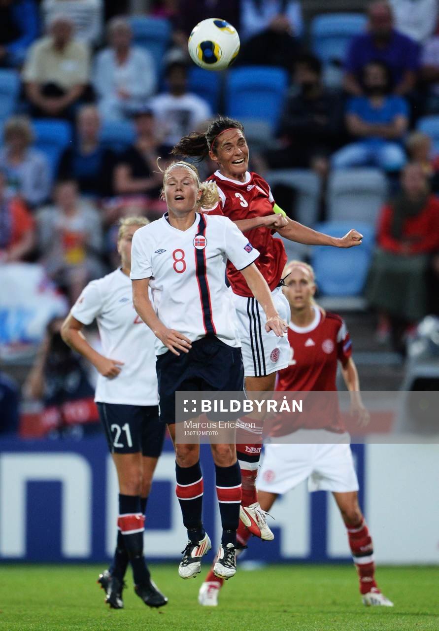 Norges Solveig Gulbrandsen och Danmarks Katrine