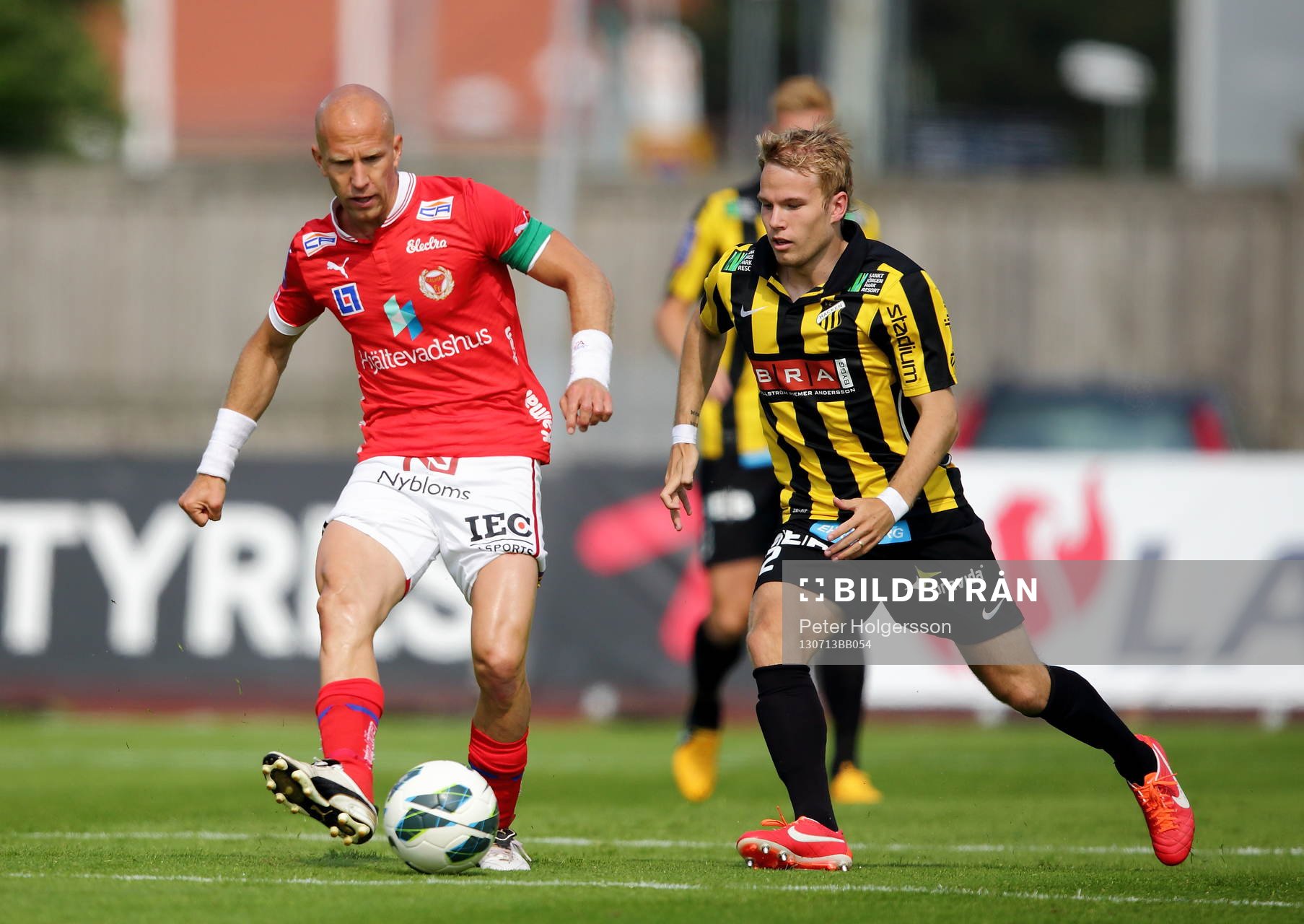 Kalmars Henrik Rydström och Häckens  Oscar Lewicki i