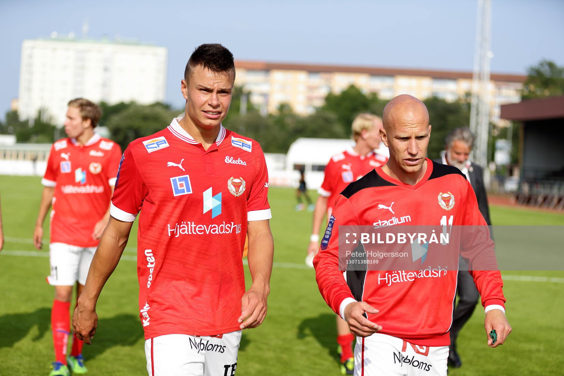 Kalmars Målgörare Markus Thorbjörnsson och Kalmars