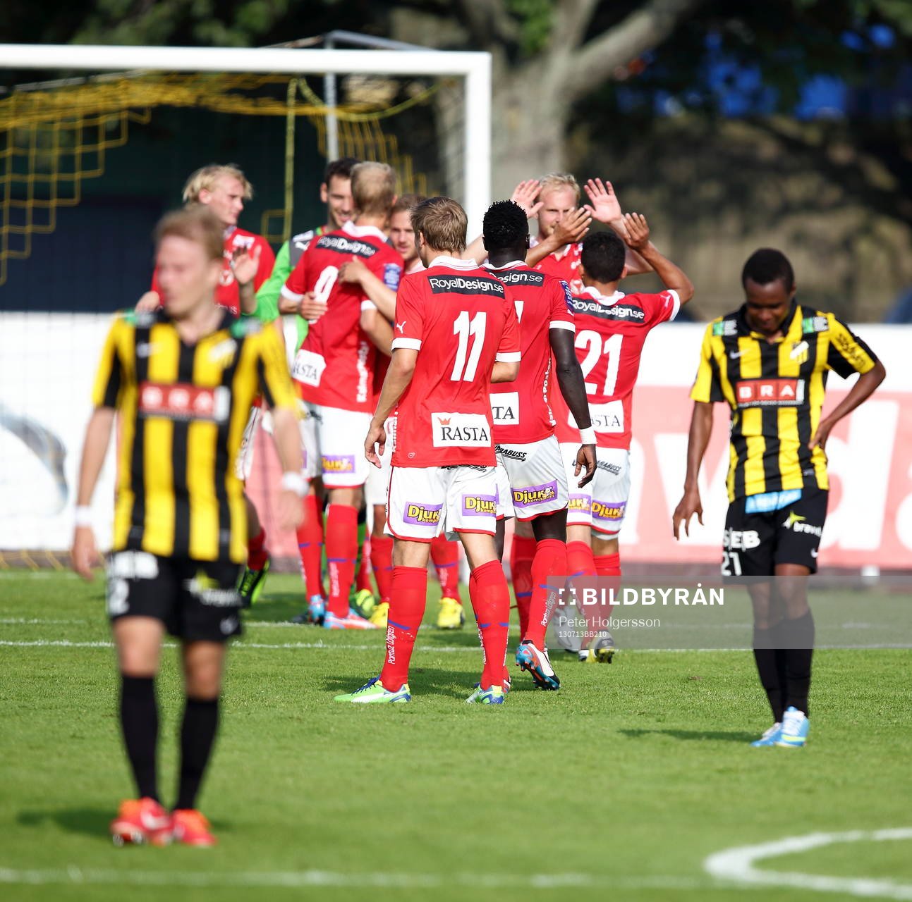 Kalmar jublar och Häcken deppar i matchen mellan Häcken