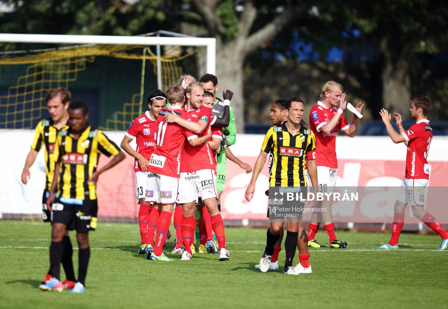 Kalmar jublar och Häcken deppar i matchen mellan Häcken