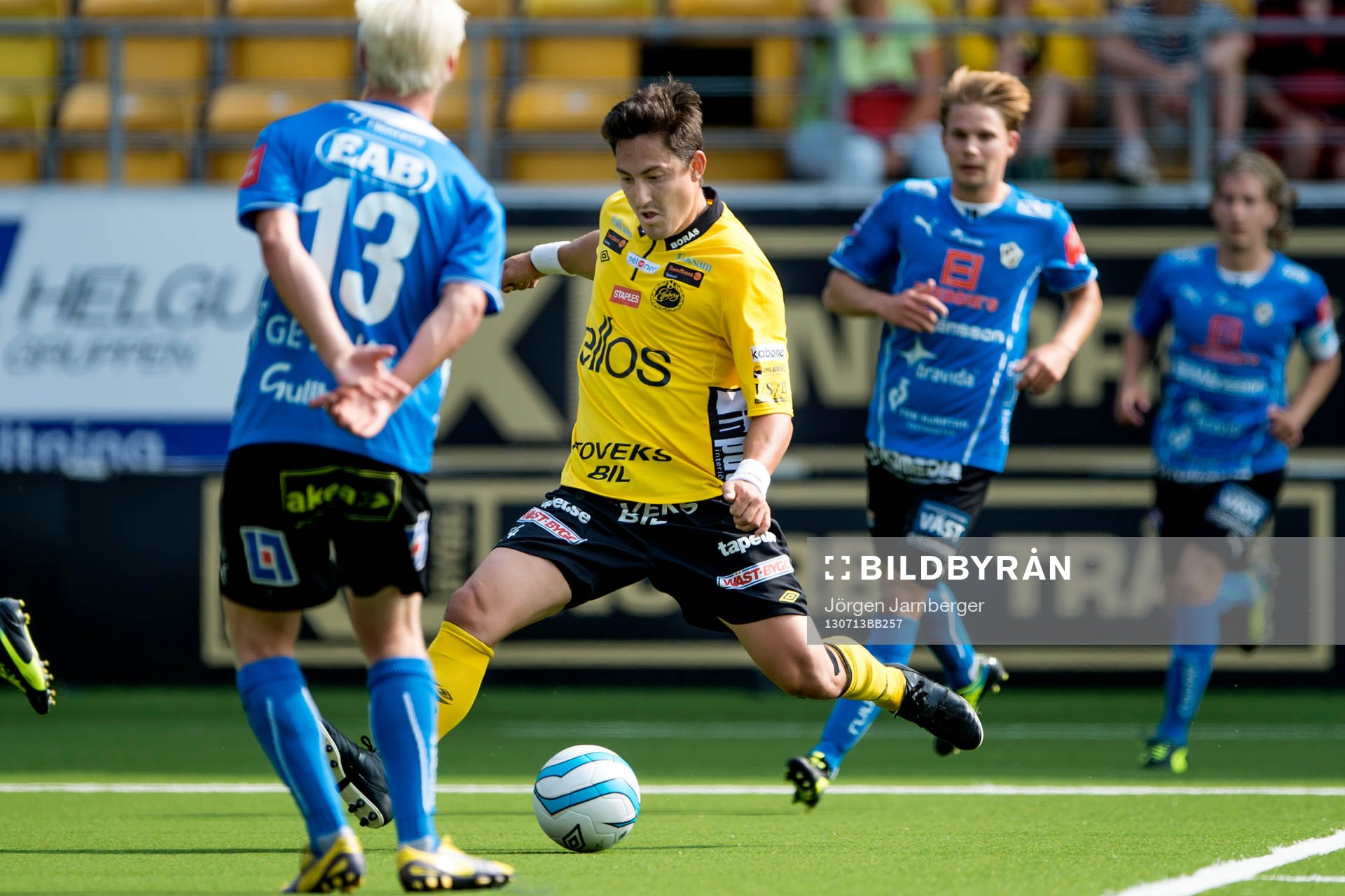 Elfsborgs Stefan Ishizaki målchans i matchen mellan