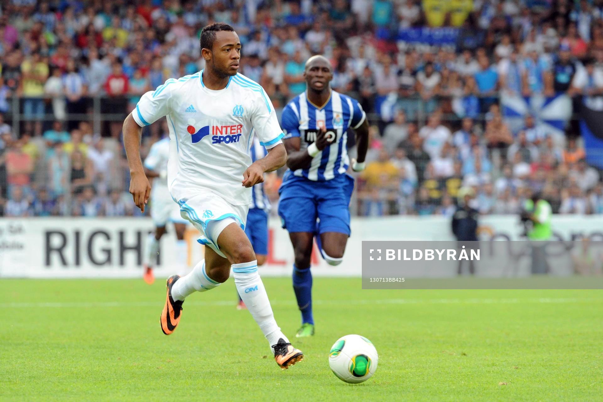 Jordan AYEW  - 13.07.2013 - OM / Porto - Valais Cup - Match