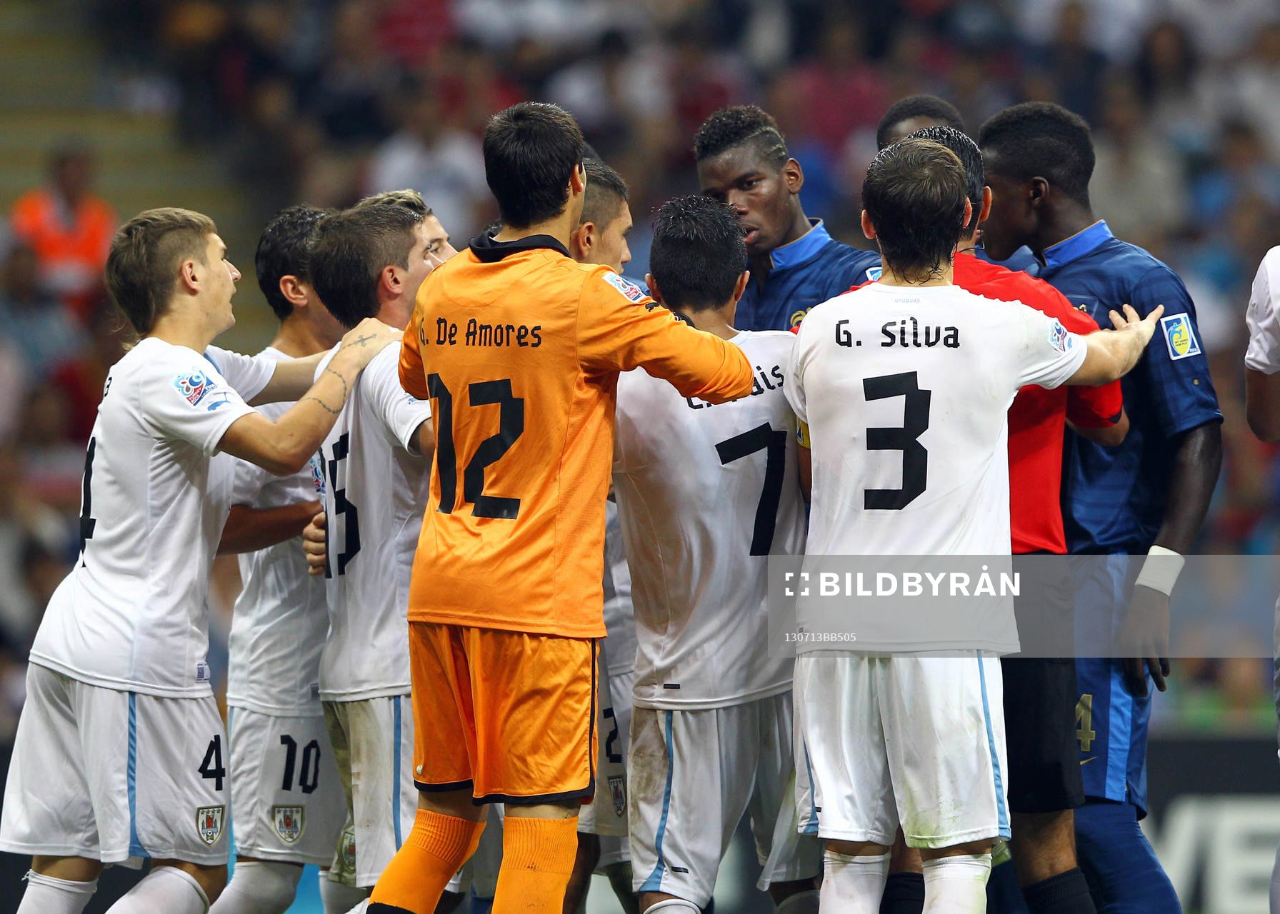 Paul Pogba   -  13.07.2013 - France / Uruguay - Finale de