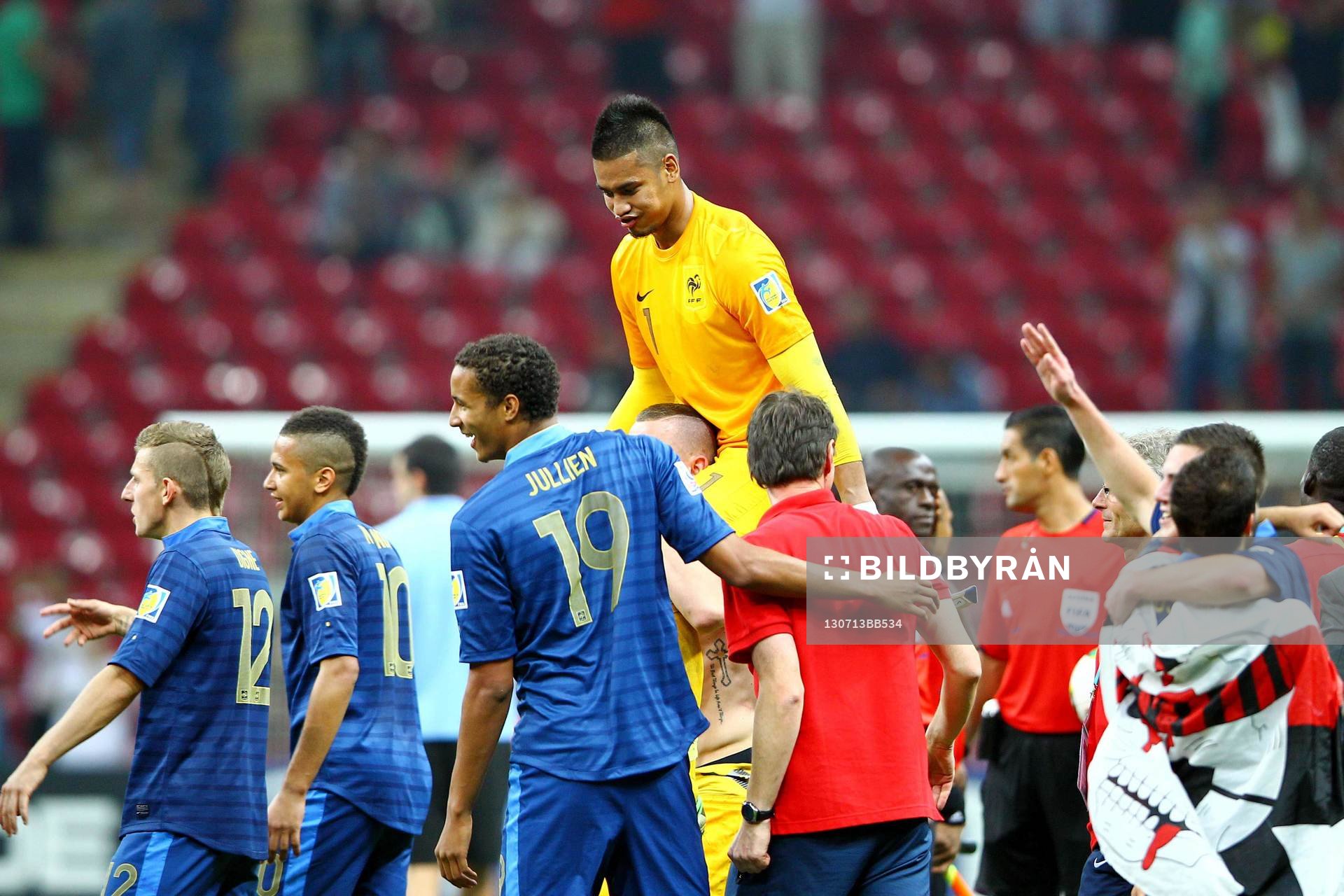 Victoire de la France  -  Alphonse Areola  - France