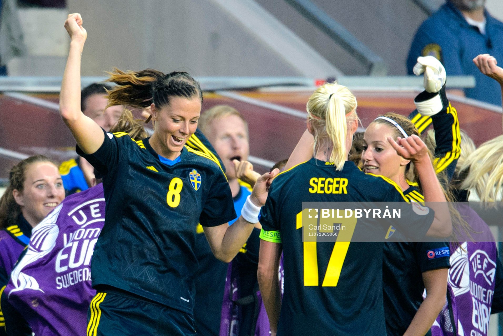 Sveriges lag dansar