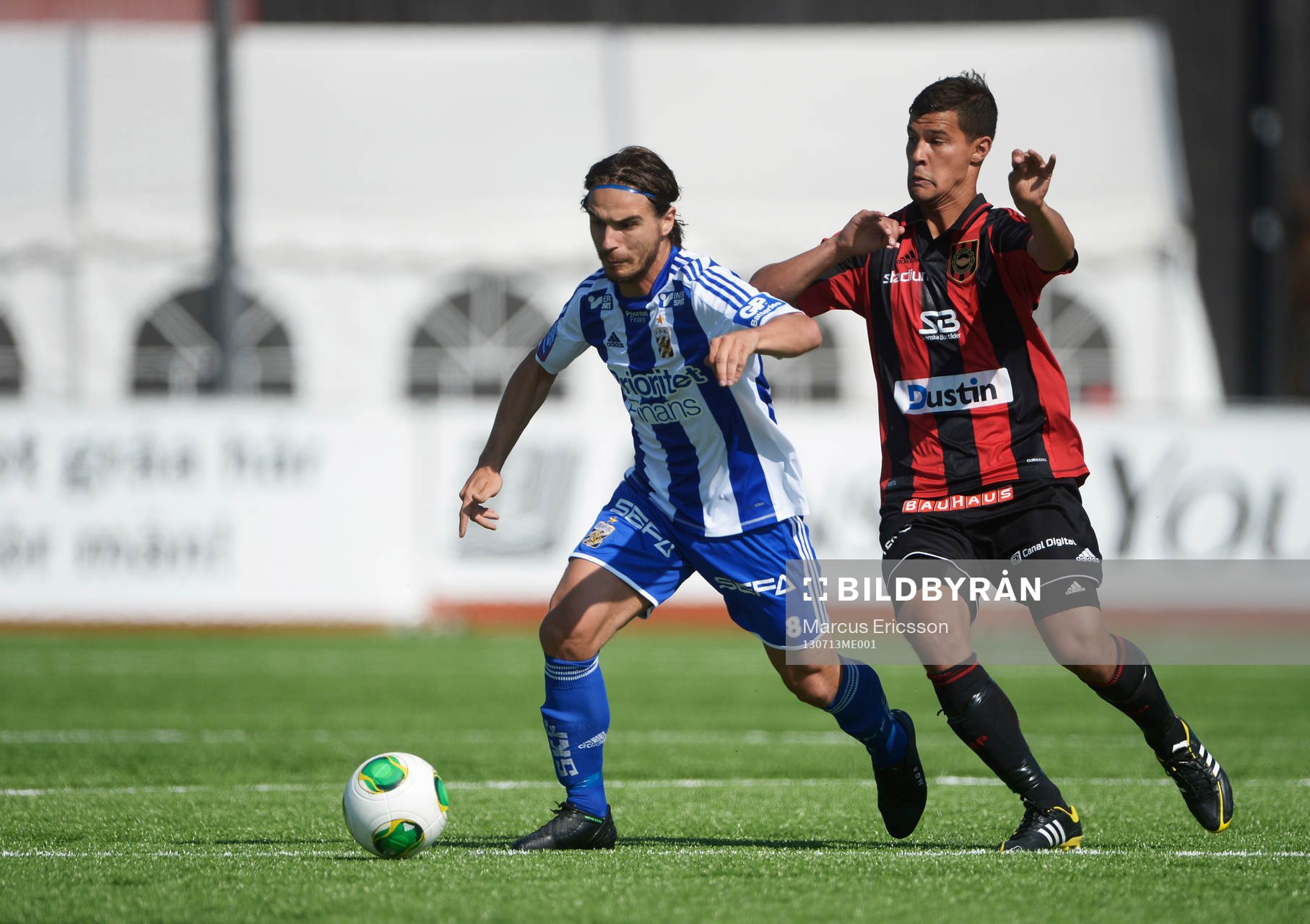 IFK Göteborgs Nordin Gerzic och Brommapojkarnas Mauricio