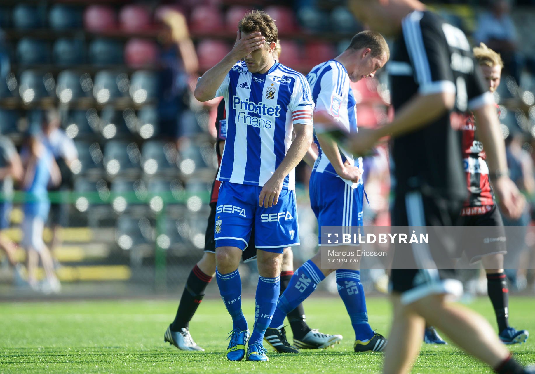 IFK Göteborgs Tobias Hysén deppar