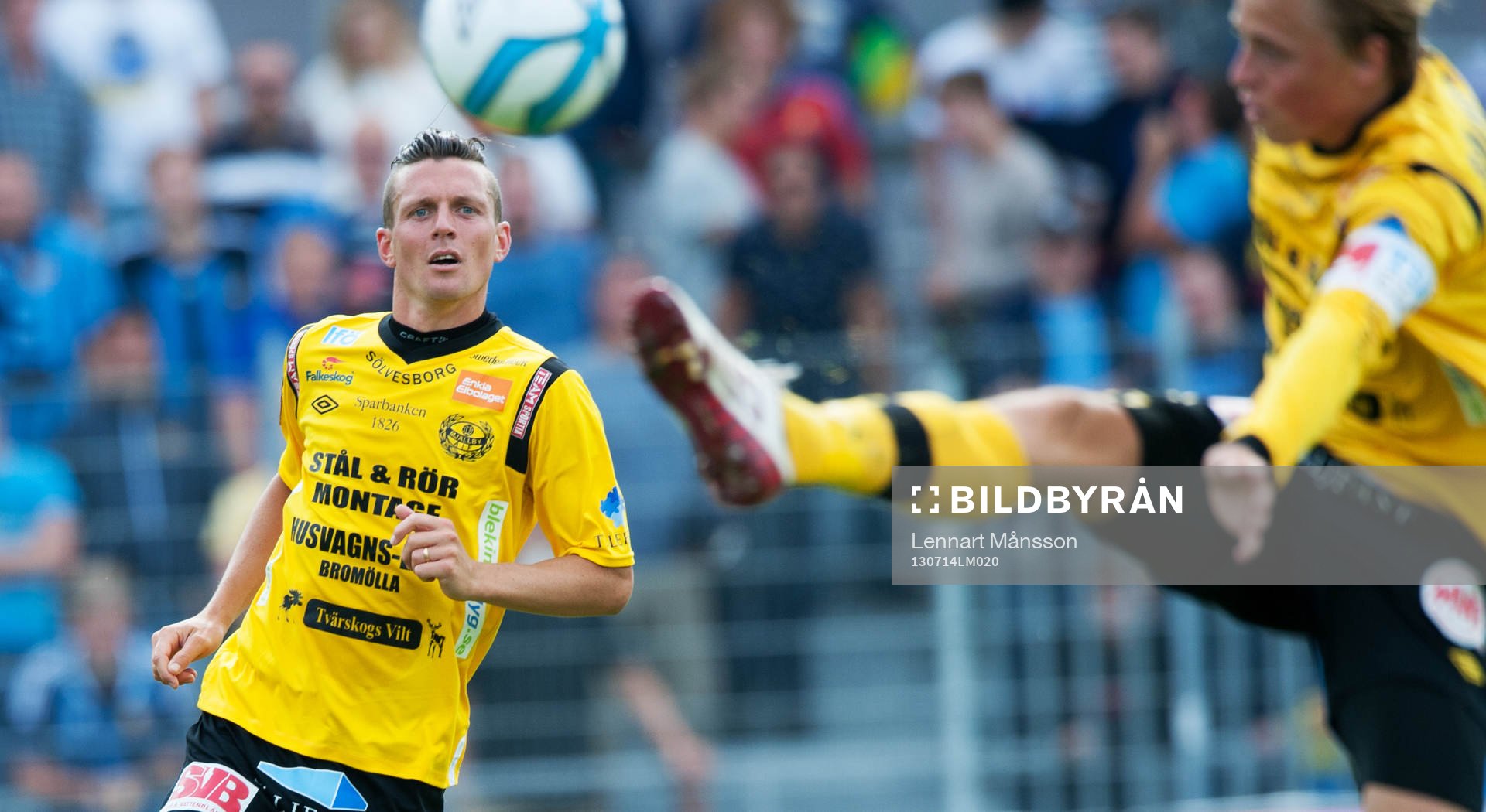 Kristian Haynes och Robin Strömberg, Mjällby, i