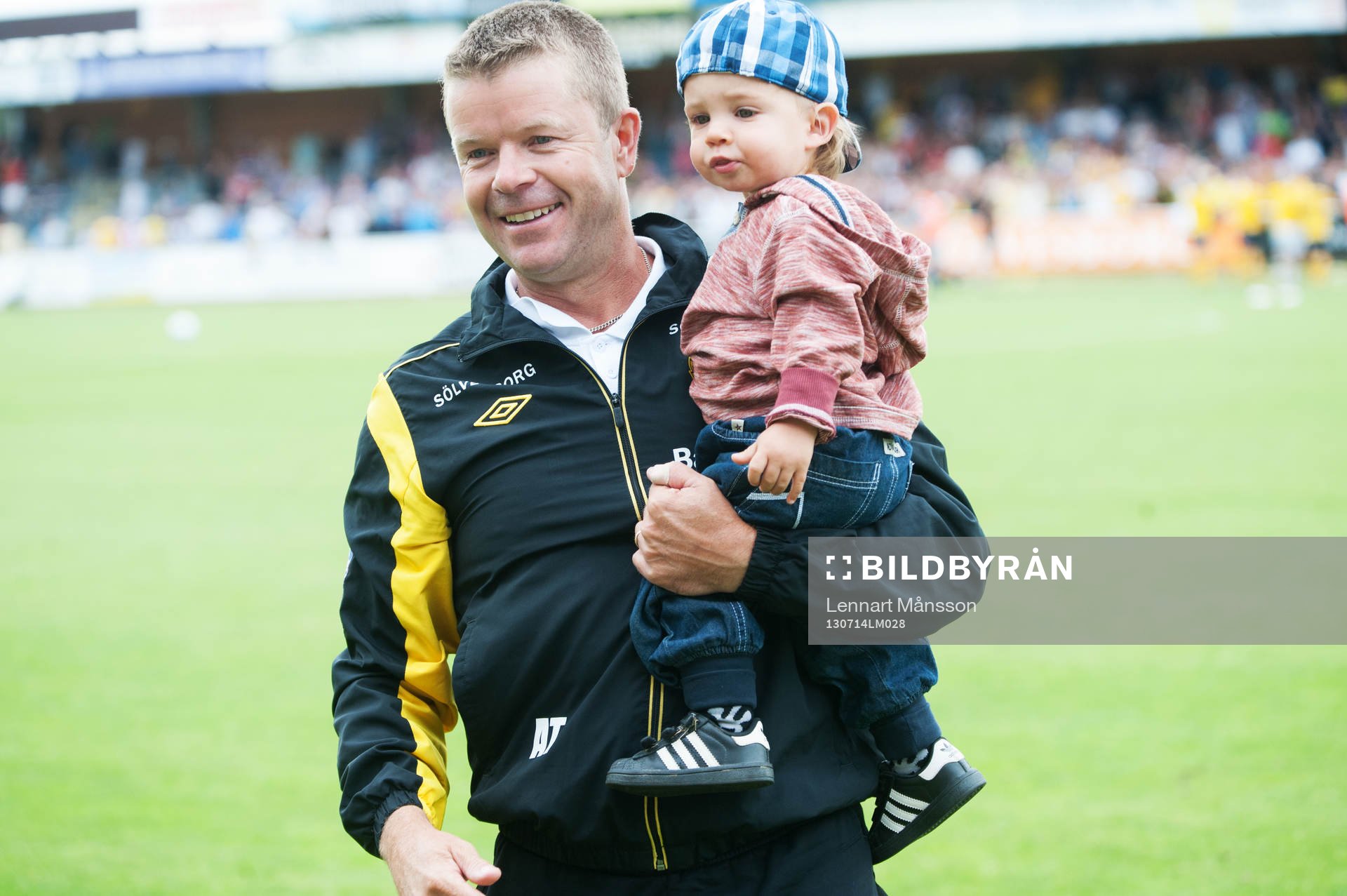 Fotboll, allsvenskan, Mjällby - Djurgården: Anders Torstensson, tränare, Mjällby, i den allsvenska matchen mellan Mjällby och Djurgården.