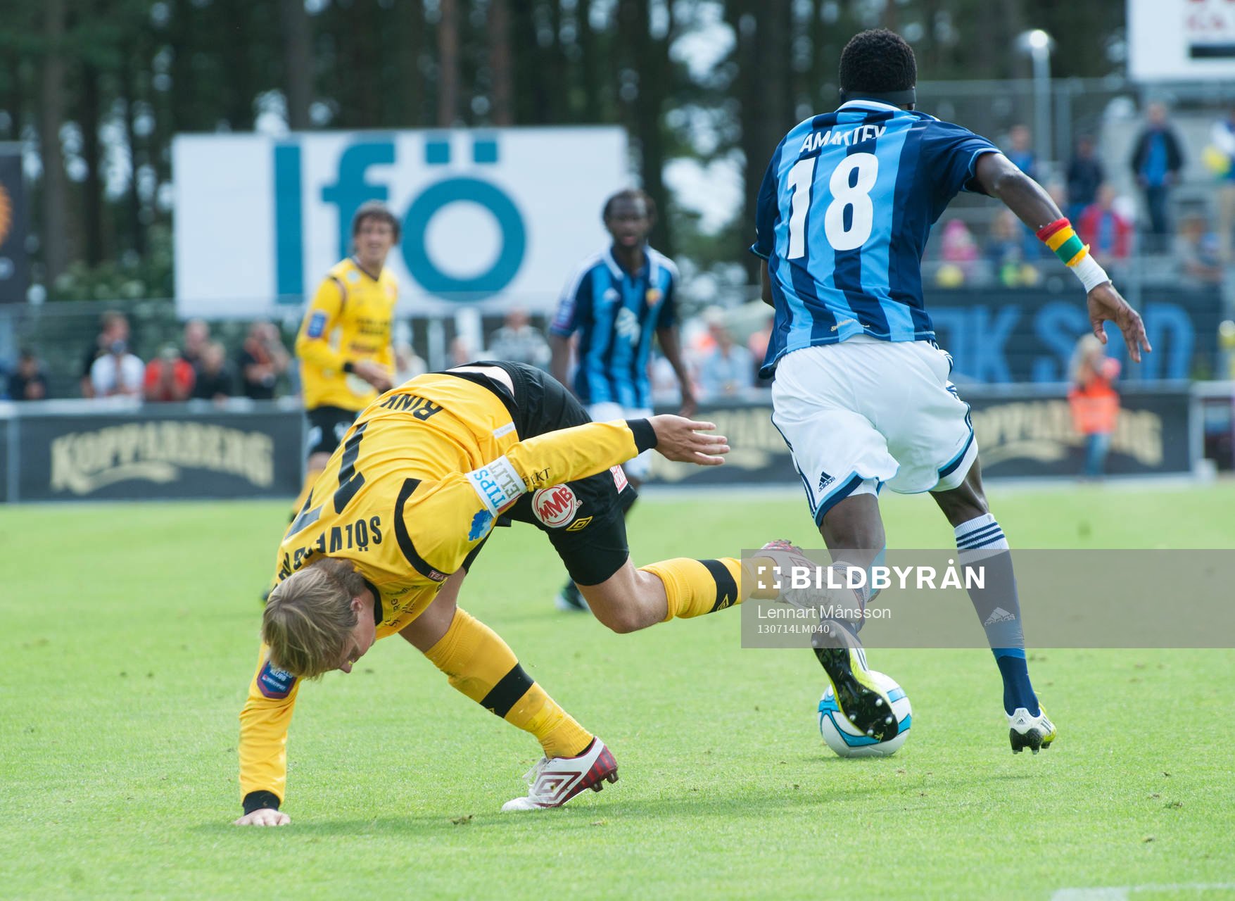 Robin Strömberg, Mjällby mot Daniel Amartey, Djurgården