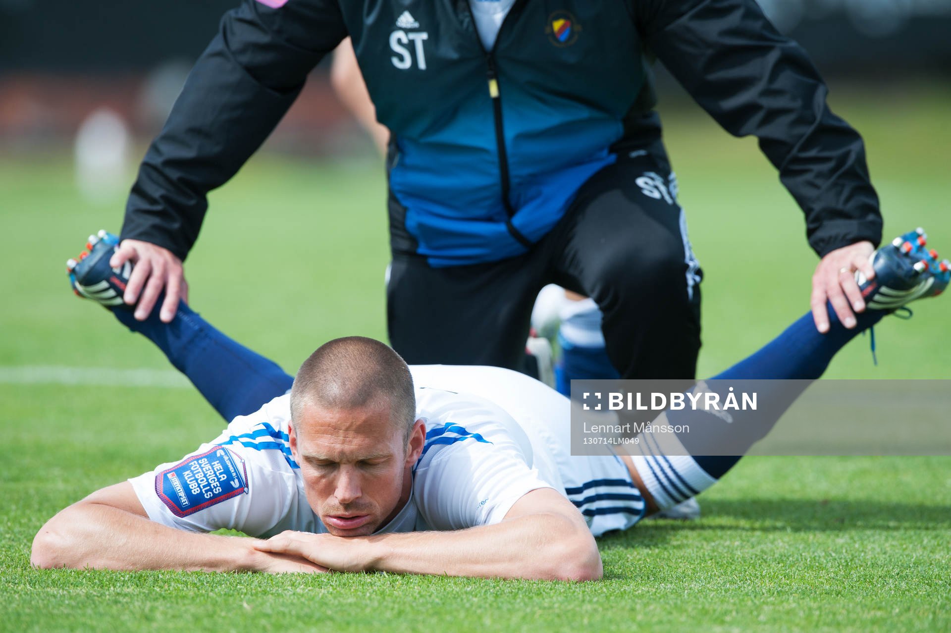 Streching, uppvärmning, Mattias Östberg, Djurgården