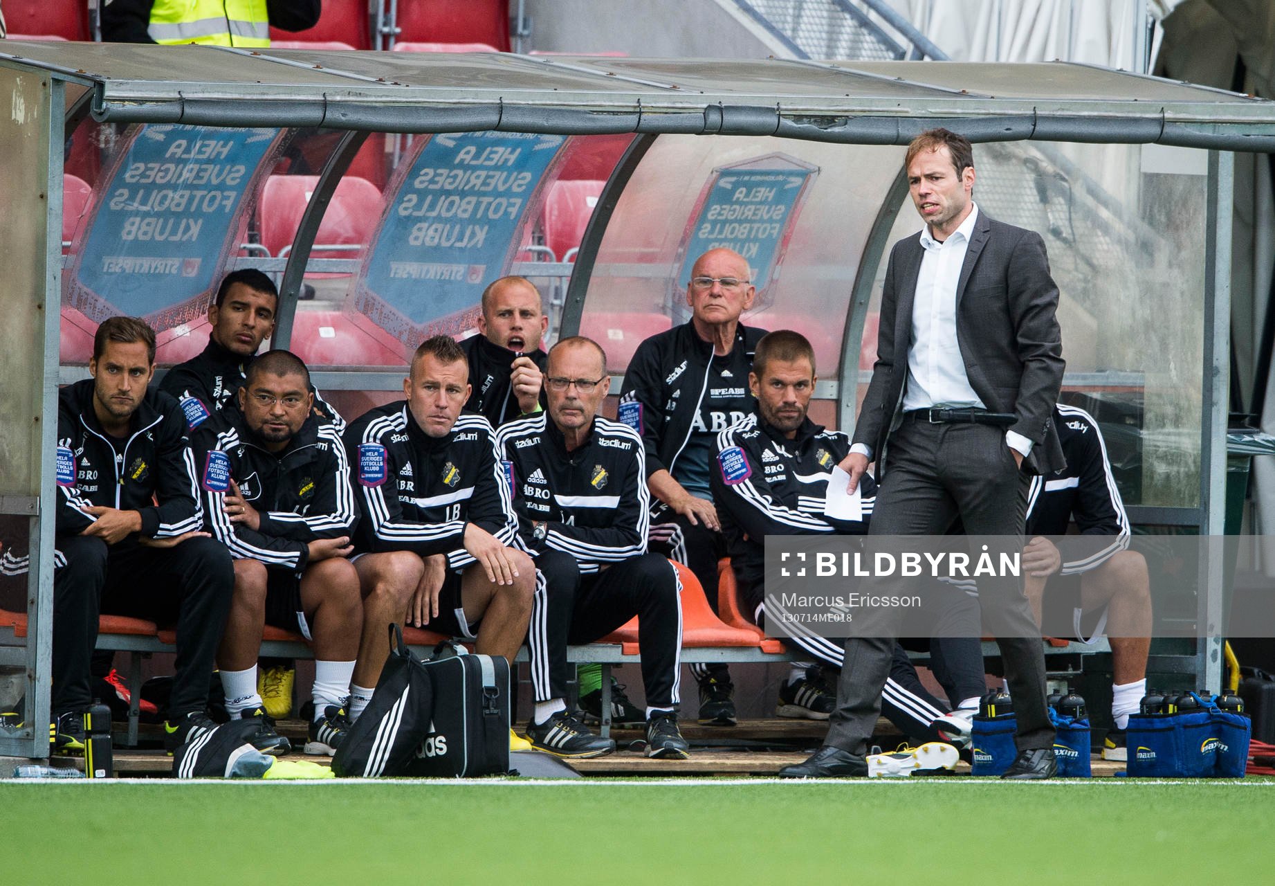 s tränare Andreas Alm  i