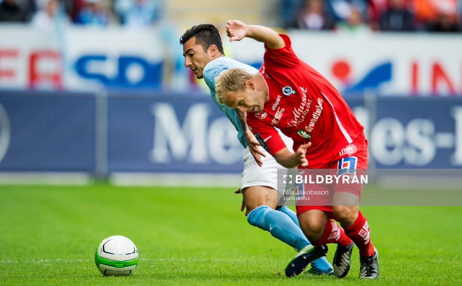 Malmö FFs Jiloan Hamad och Åtvidabergs Kristian Bergström