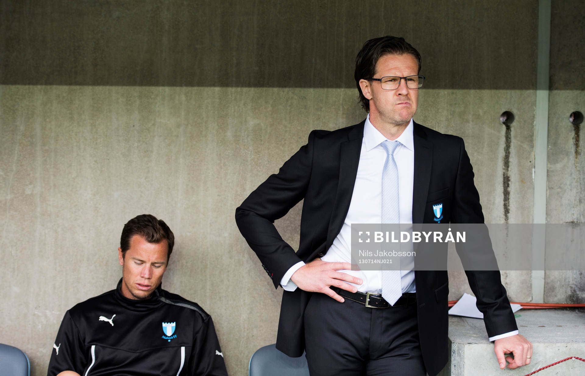 Malmö FFs assisterande tränare Daniel Andersson och