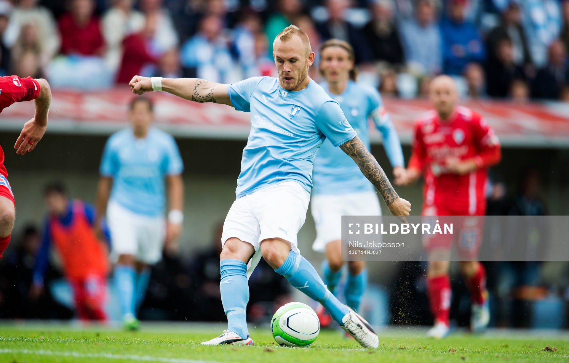 Malmö FFs Magnus Eriksson gör 2-0