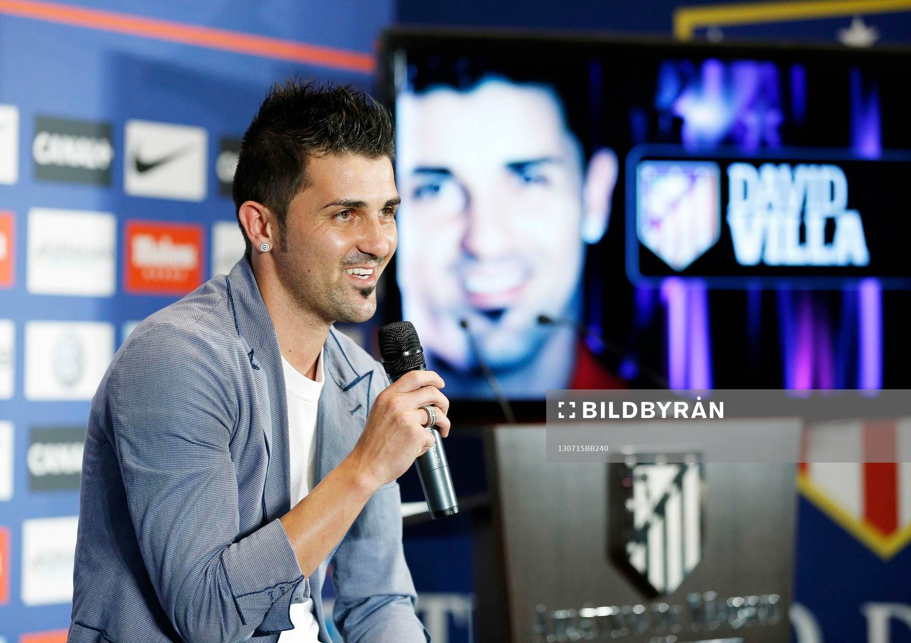 David Villa - 15.07.2013 - Presentation du nouveau joueur