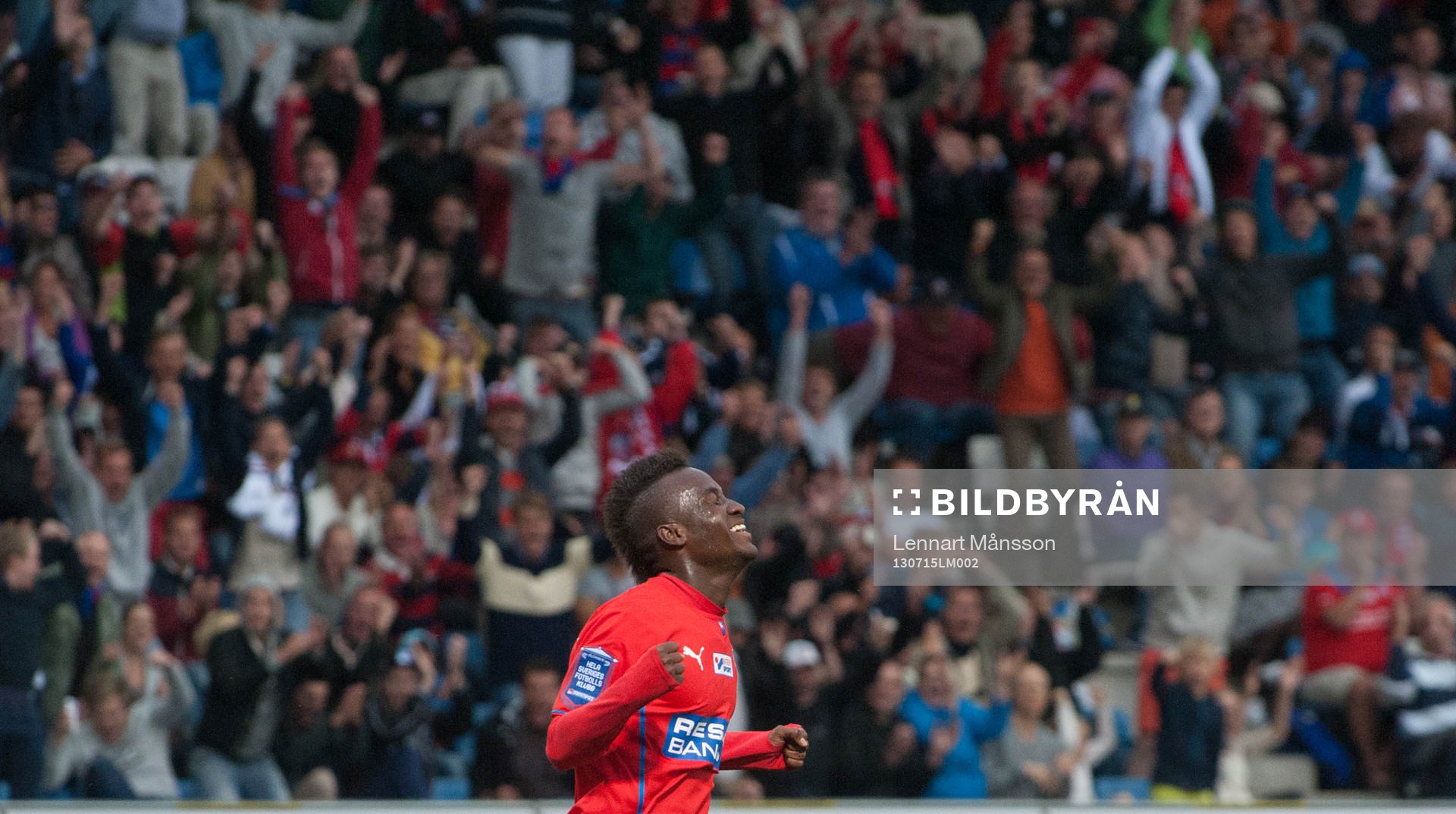 1-0 David Accam, Helsingborg