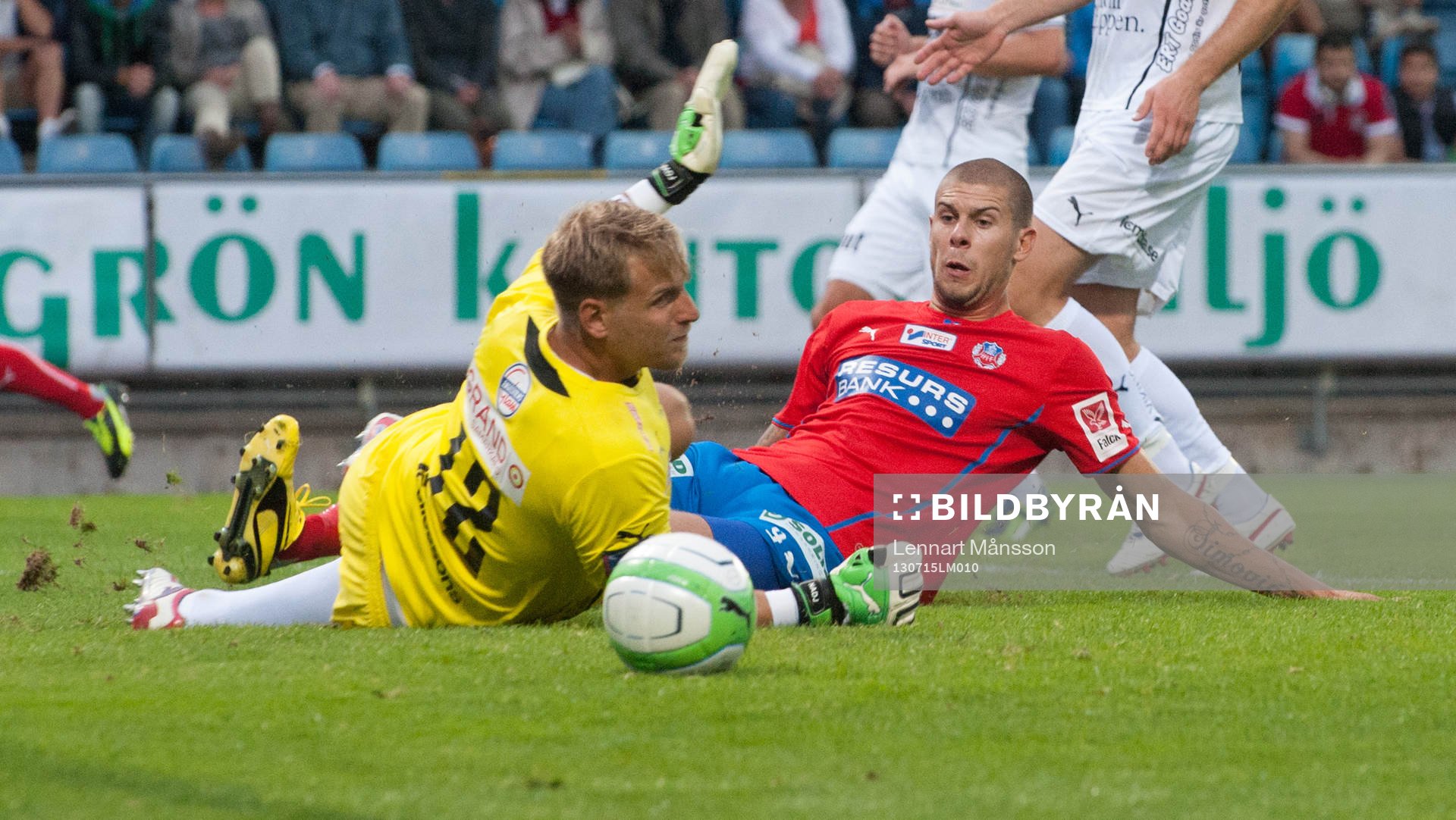 Robin Simovic, Helsingborg, friläge mot Alexander Nadj,