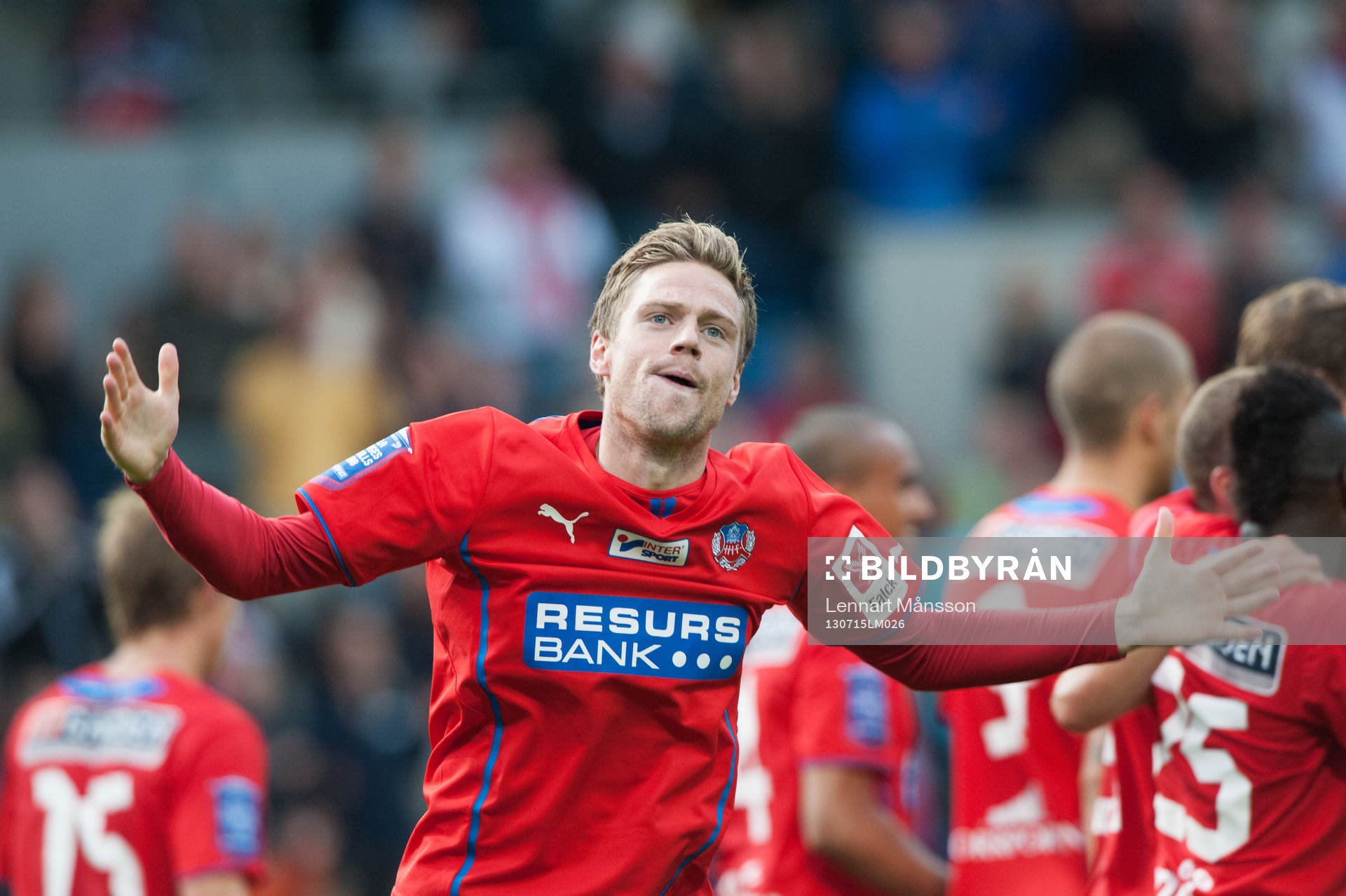 3-0, Christoffer Andersson, Helsingborg,  som grattas av