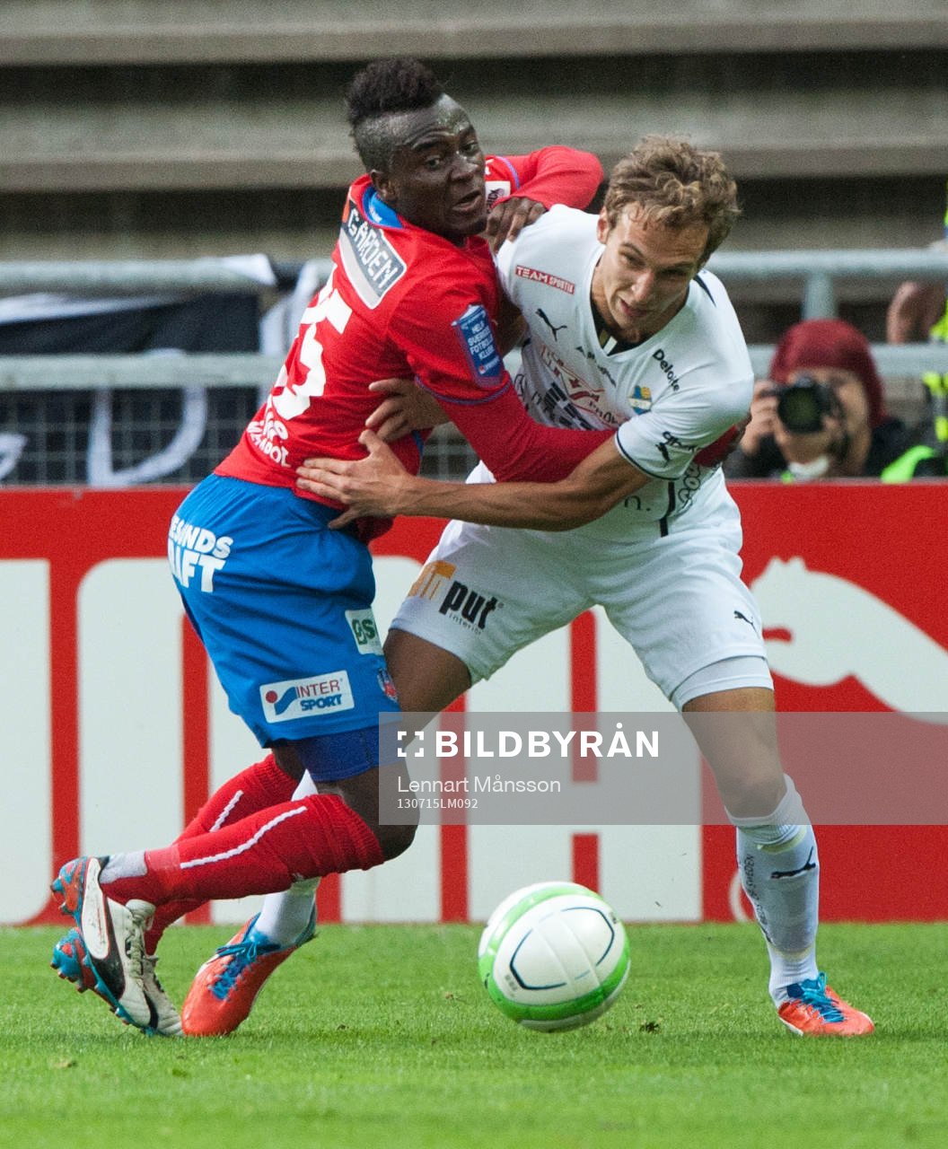 David Accam, Helsingborg, och Alexander Henningsson, Öster