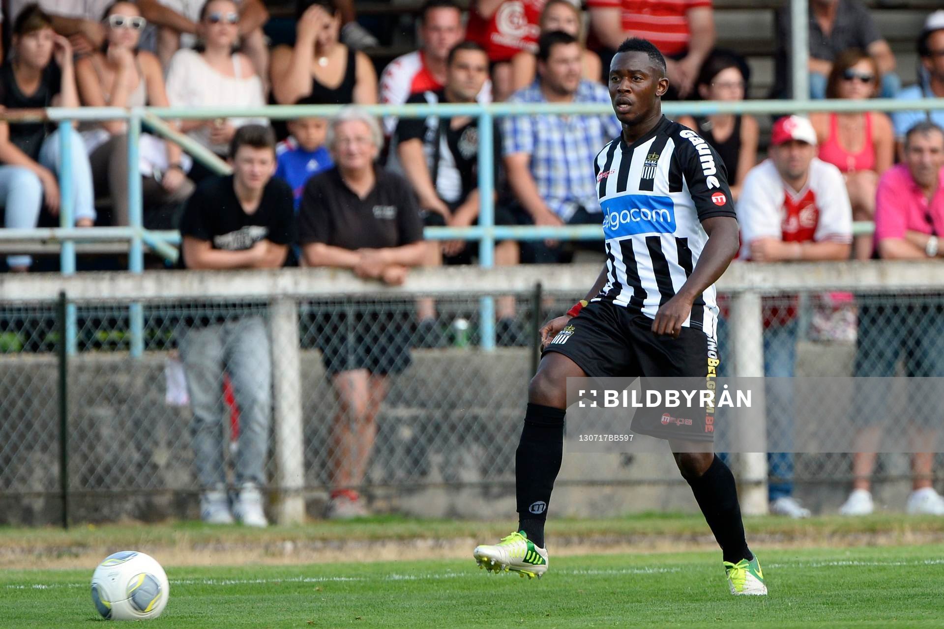 Francis N GANGA - 17.07.2013 - Reims / Charleroi - Match de