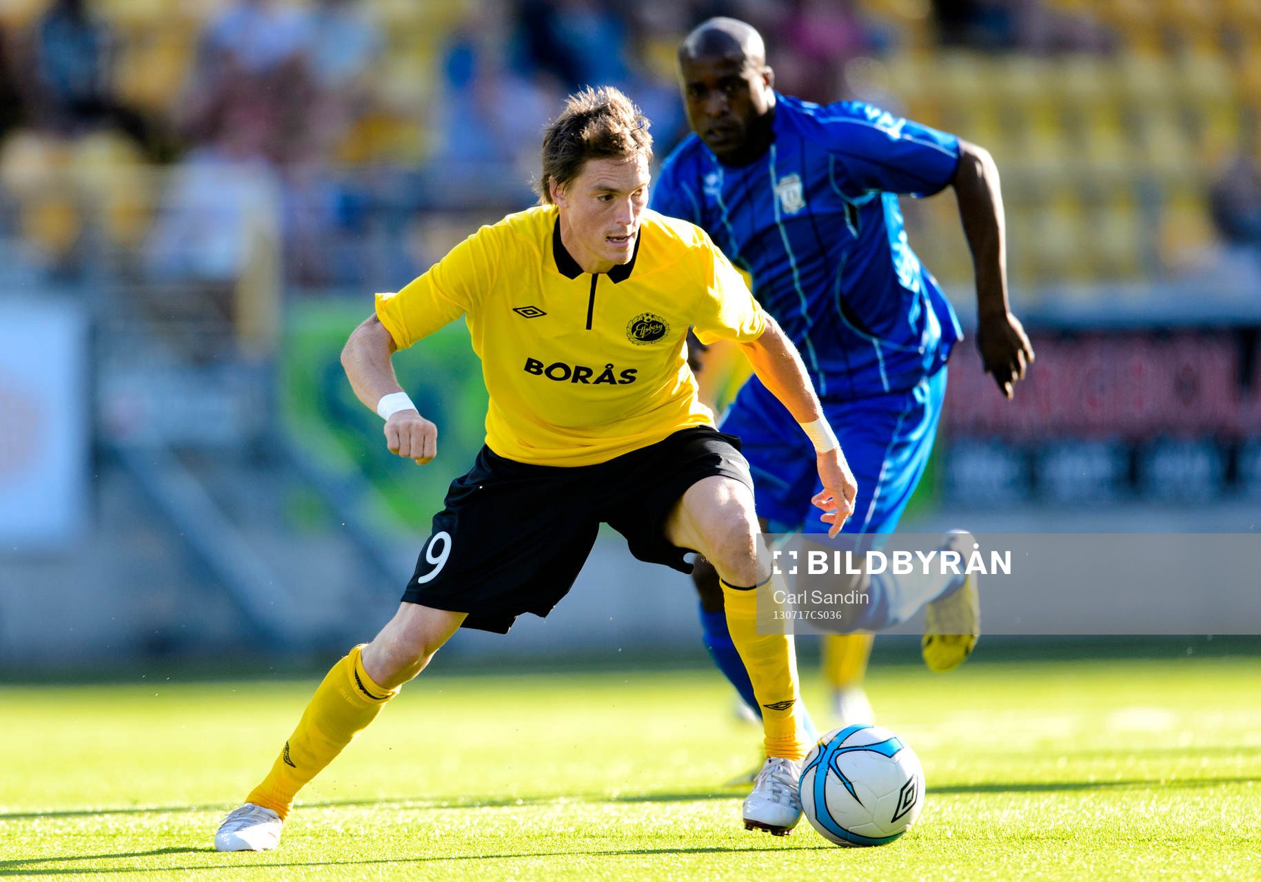 Elfsborgs Lasse Nilsson med bollen