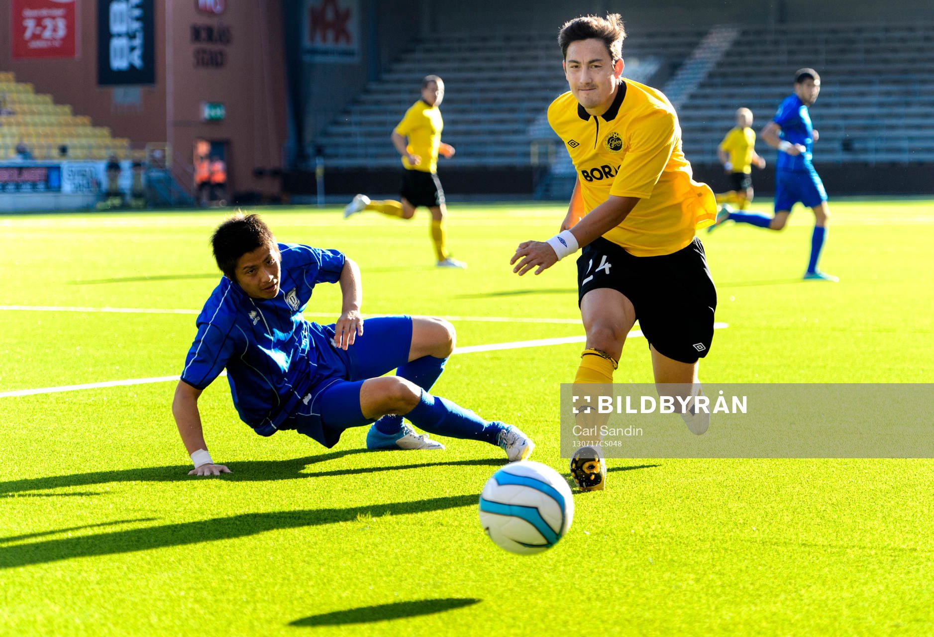 Daugavas Koichiro Iizuka och Elfsborgs Stefan Ishizaki