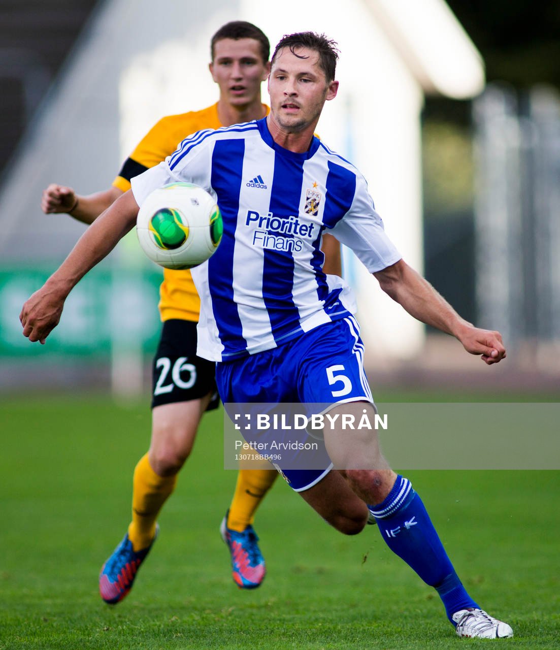 IFK Göteborgs Philip Haglund och Trenchins Samuel Stefanik