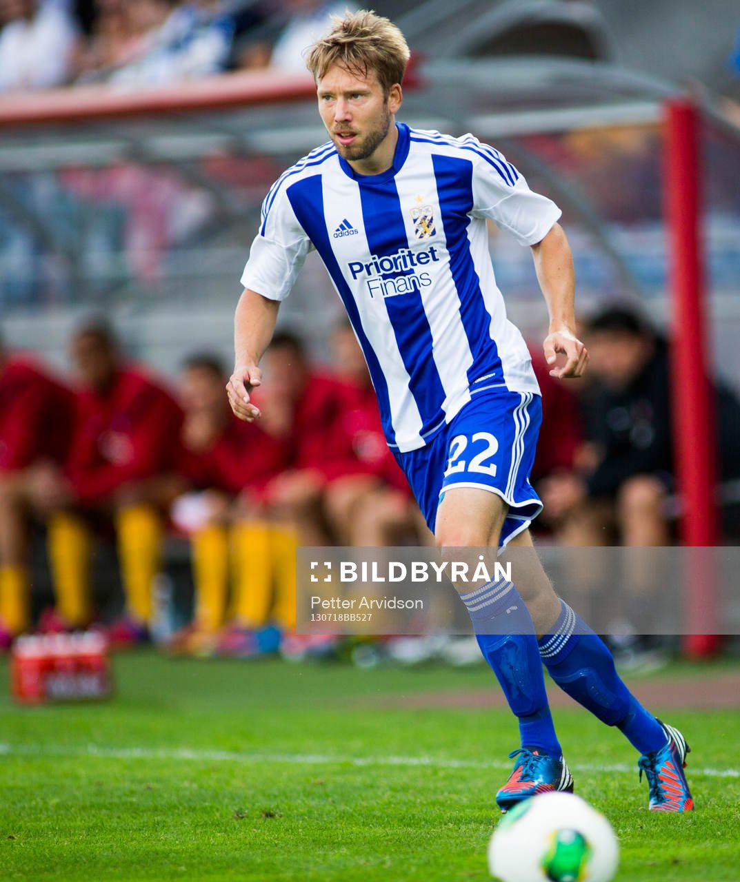 IFK Göteborgs Adam Johansson i Europa League matchen