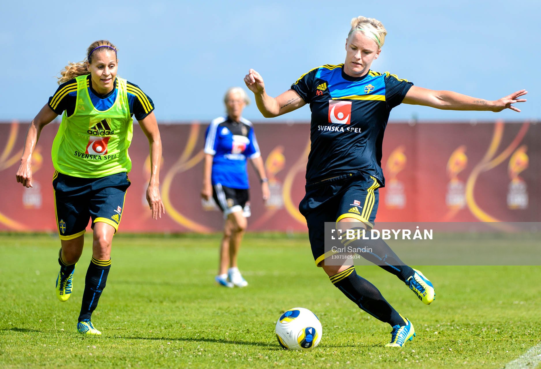 Sveriges Charlotte Rohlin och Nilla Fischer